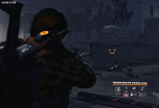 The Division Revolver Recoil Gameplay GIF