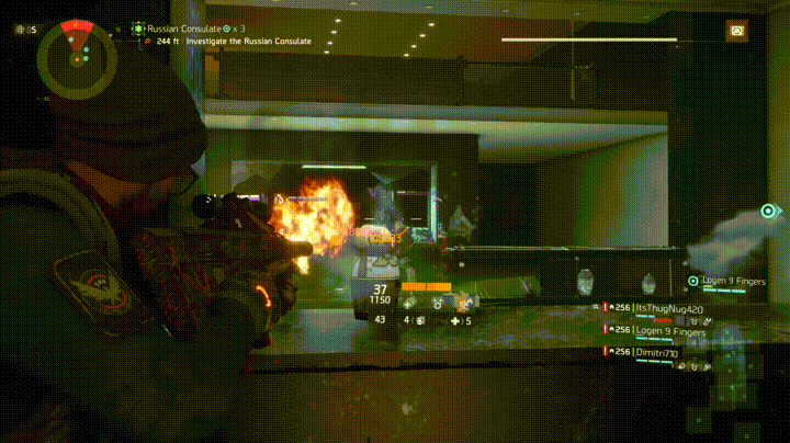 The Division Russian Doll Destruction Detail GIF