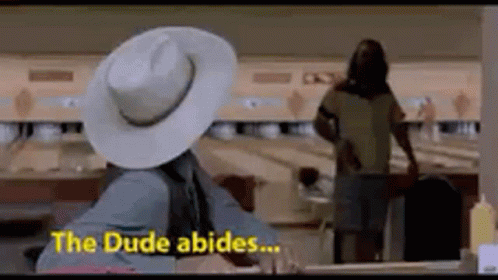 The Dude Abides With The Stranger GIF