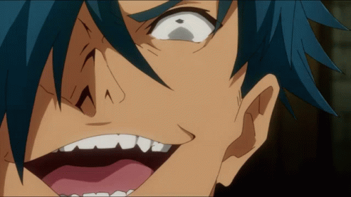 The Dungeon Of Black Company Ninomiya Kinji Anime Laughing GIF