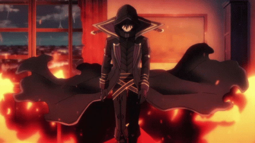 The Eminence In Shadow Cid Walking On Fire GIF