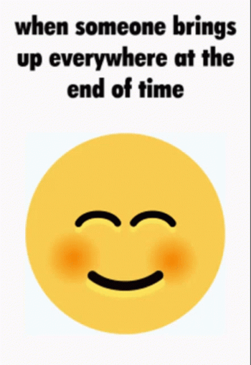The End Of Time Smiley Emoji GIF