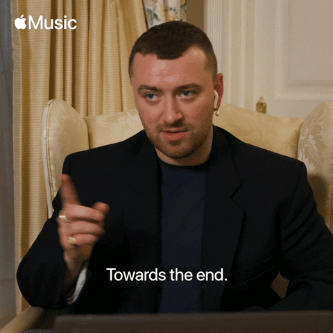 The End Sam Smith GIF