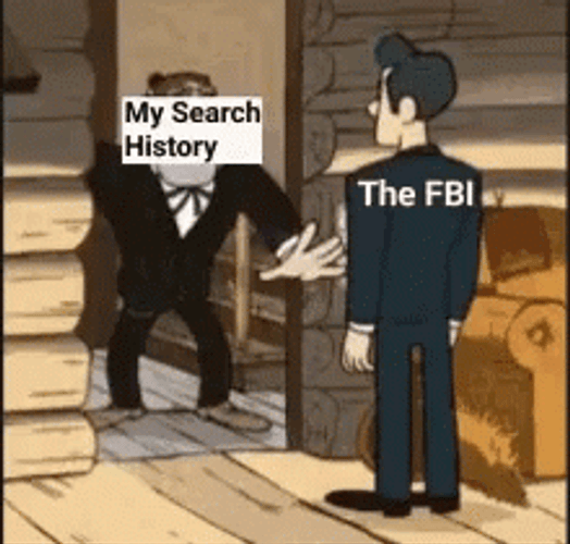 The Fbi Search History Incognito Mode Cartoon Meme GIF