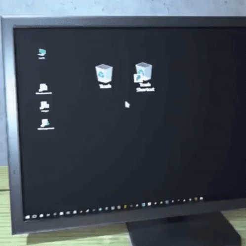 The Files Are In The Computer Dissolve GIF