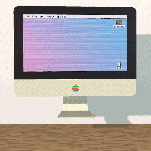 The Files Are In The Computer Imac GIF