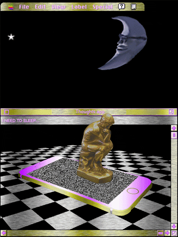 The Files Are In The Computer Sleepy All Night GIF