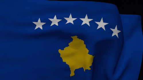 The Flag Of Kosovo GIF
