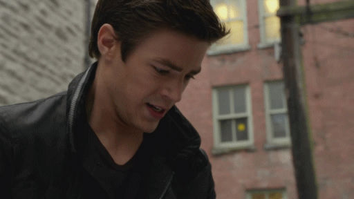 The Flash Barry Allen Shaking Hand GIF