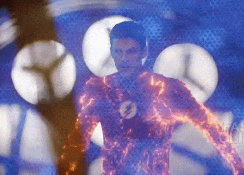 The Flash Power Lightning Man GIF