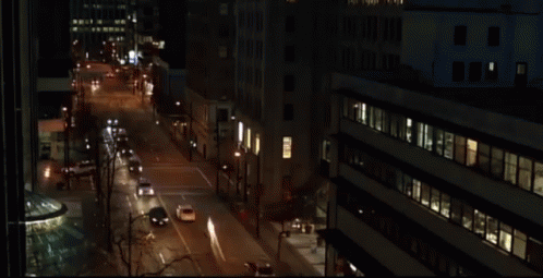 The Flash Running Fast Speed Cars City Road GIF