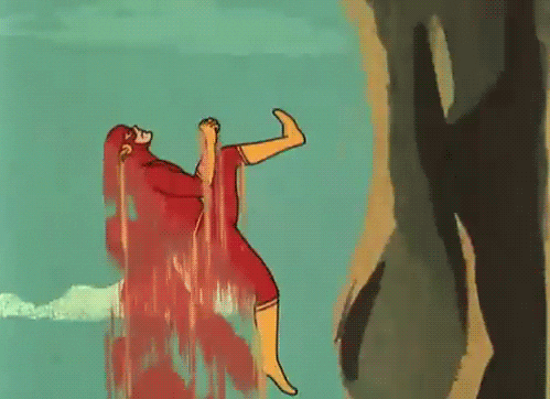 The Flash Running Up GIF