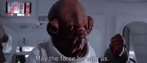The Force Is Strong With This One Admiral Ackbar GIF