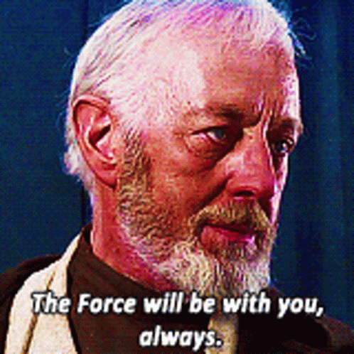 The Force Is Strong With This One Ben Kenobi GIF