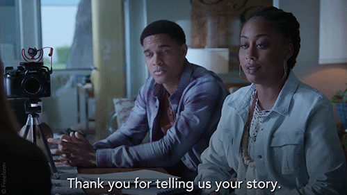 The Fosters Thanks For Listening GIF