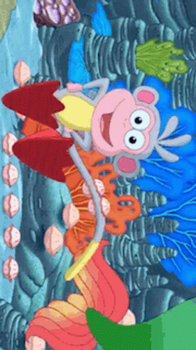 The Friend Of Dora Boots Under The Water GIF