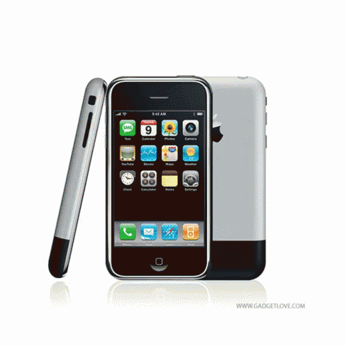 The Front And Back Of An Iphone With The Website Www.gadgetlove.com Written On The Bottom GIF