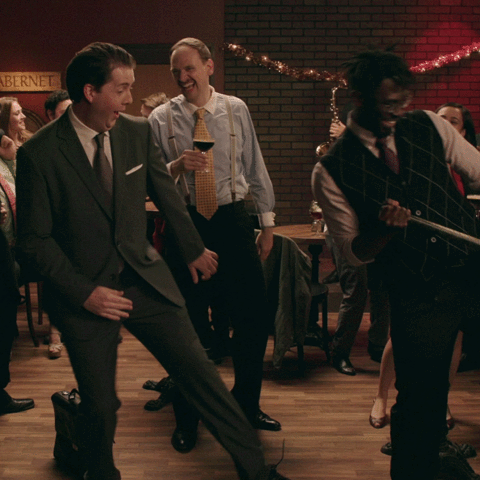 The Gang Dancing On Work Party GIF