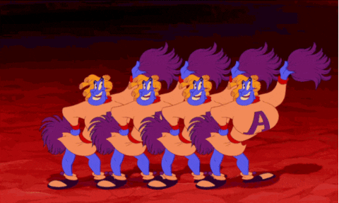 The Genie Cheering Squad GIF