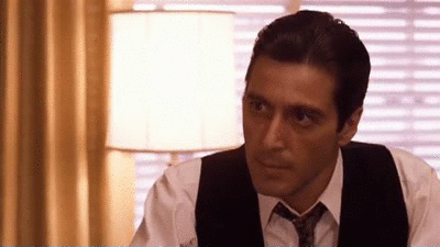 The Godfather Michael Corleone Slaps Kay Adams GIF