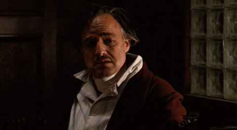 The Godfather Vito Corleone Sad Sigh GIF