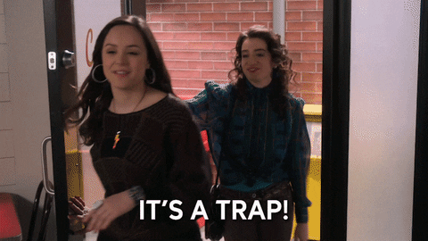 The Goldbergs Friends Trap GIF
