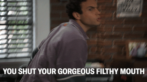 The Goldbergs Shut Your Gorgeous Filthy Mouth GIF