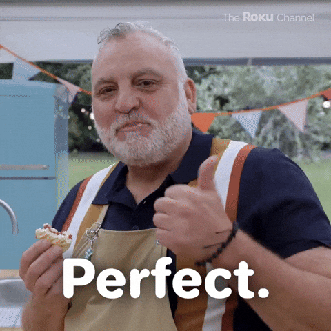 The Great American Perfecto Baking Show GIF
