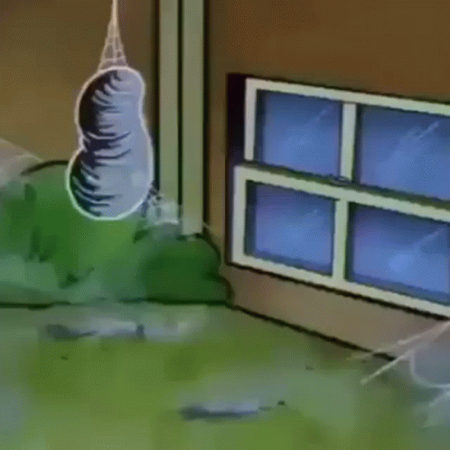 The Grim Adventures Billy Sneaking In Building GIF