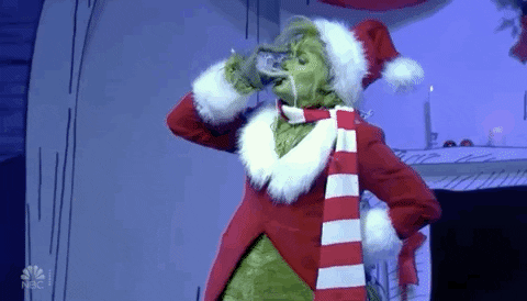 The Grinch Drinking Water GIF