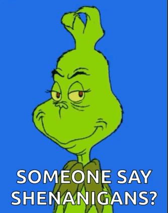 The Grinch Face Transformation GIF