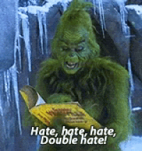 The Grinch Hate Hate Hate Double Hate Gif GIF