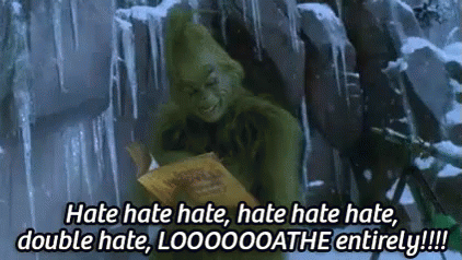 The Grinch Hate Snow GIF