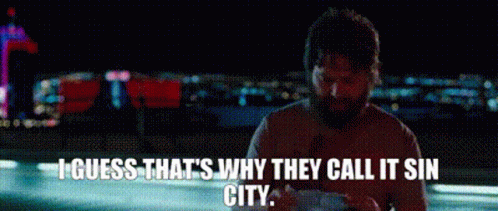 The Hangover Realize Sin City GIF