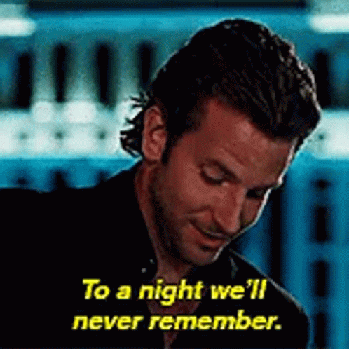 The Hangover Forget Memory GIF