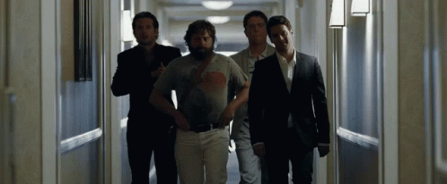 The Hangover Men Feeling Cool GIF