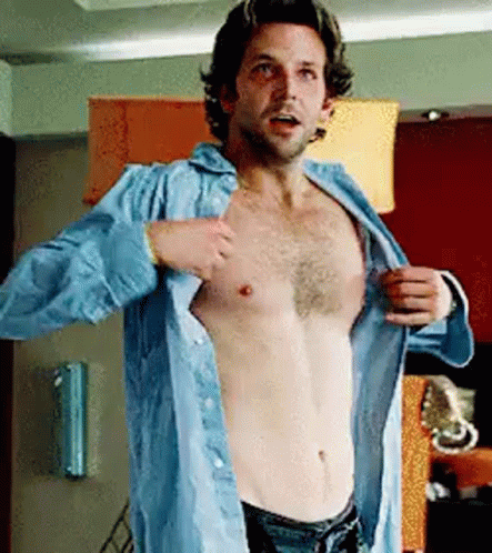 The Hangover Man Open Shirt GIF