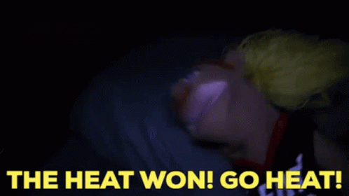 The Heat Won Go Heat Puppet GIF