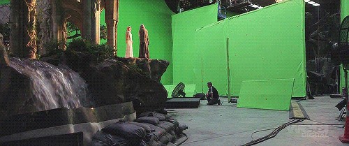 The Hobbit Green Screen GIF
