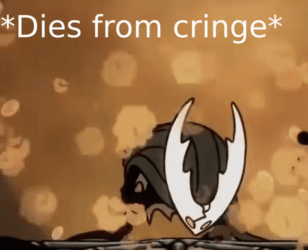 The Hollow Knight Boss Dies From Cringe GIF