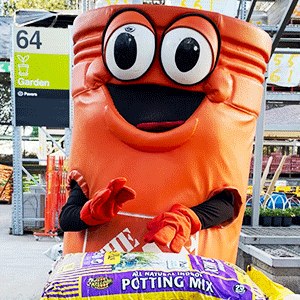 The Home Depot Mascot Ba Dum Tss GIF