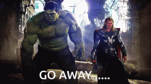 The Hulk Go Away GIF