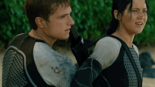 The Hunger Games Hold Me Back GIF