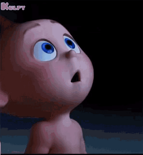 The Incredibles Angry Face Baby GIF