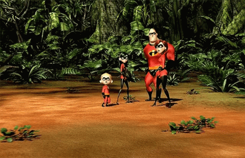 The Incredibles Assemble GIF