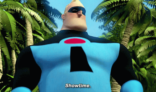 The Incredibles Bob Parr Showtime GIF