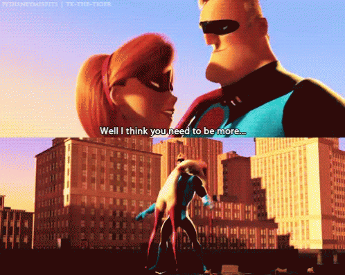 The Incredibles Helen And Bob Kissing GIF