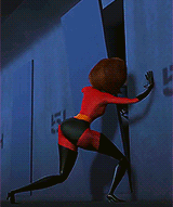 The Incredibles Helen Closing Locker Door GIF