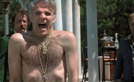 The Jerk Hi Ya Topless GIF