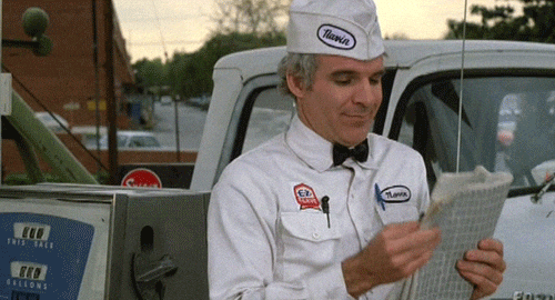 The Jerk Reading News Paper GIF